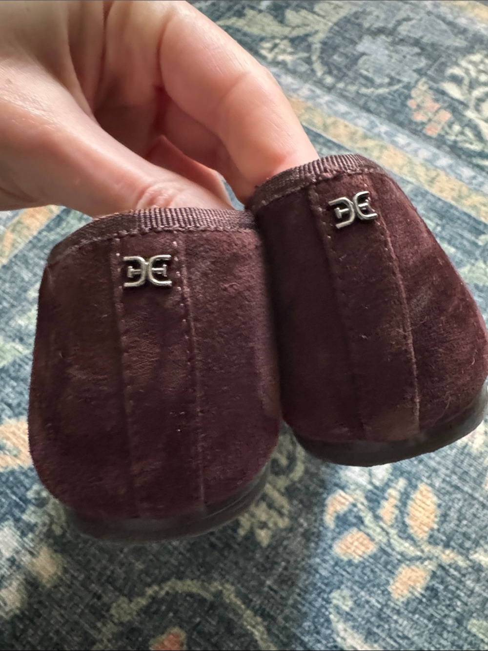 Sam Edelman Suede Ballet Flats - Picture 7 of 8